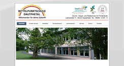 Desktop Screenshot of dautphetalschule.de